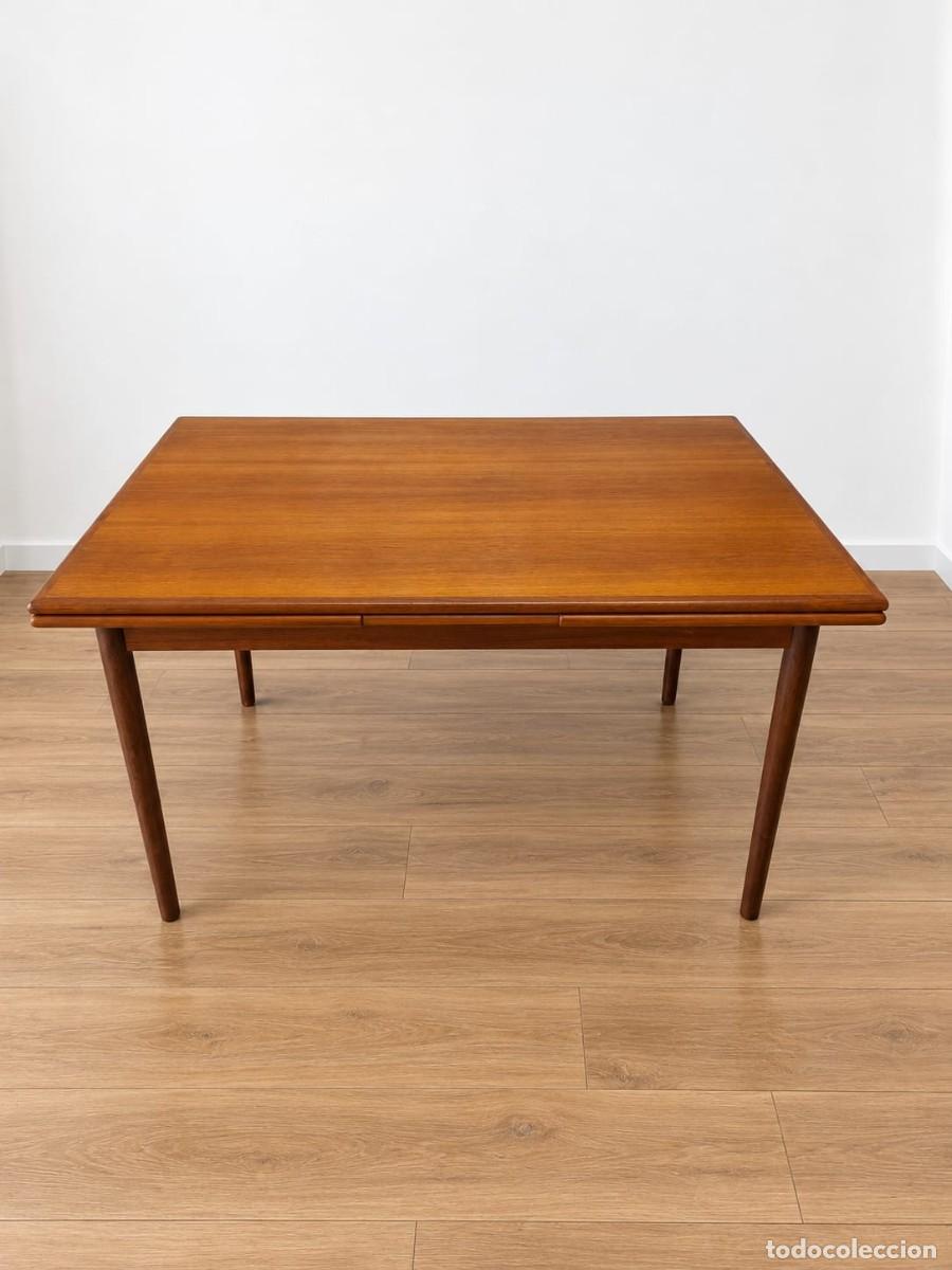 Antig&uuml;edades: MESA DANESA MID CENTURY MADERA TECA - Foto 6