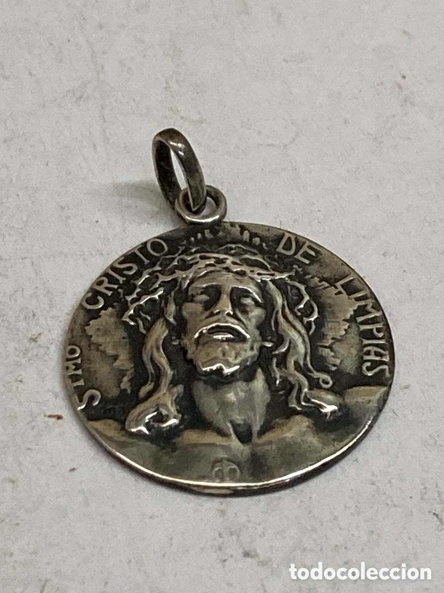 Antig&uuml;edades: Medalla de plata religiosa C676