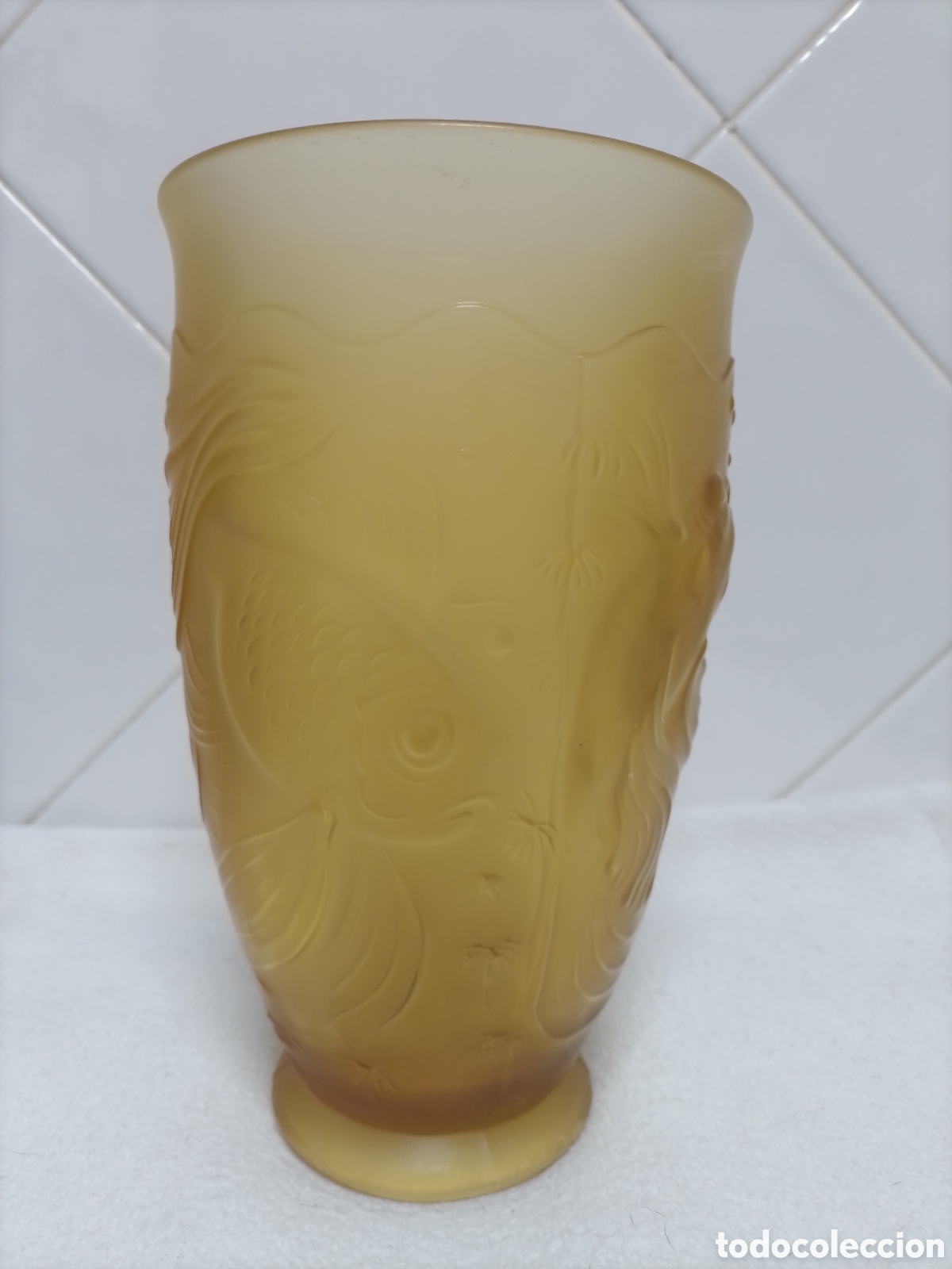 Antig&uuml;edades: Jarr&oacute;n cristal art deco. - Foto 3