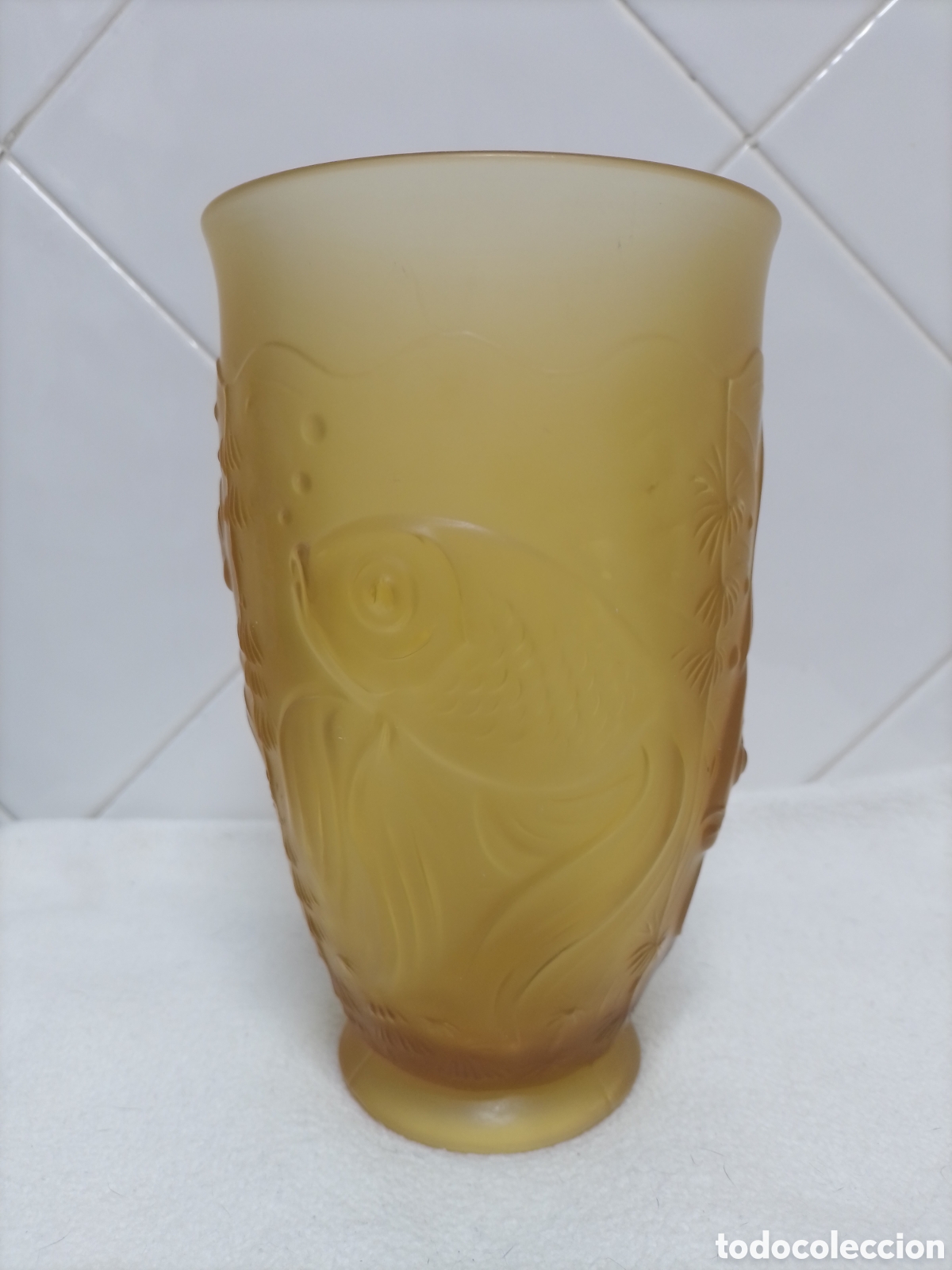 Antig&uuml;edades: Jarr&oacute;n cristal art deco. - Foto 1