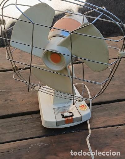 Antig&uuml;edades: Antiguo Ventilador de Sobremesa Space Age A&ntilde;os 70 (Estilo Retro / Vintage)