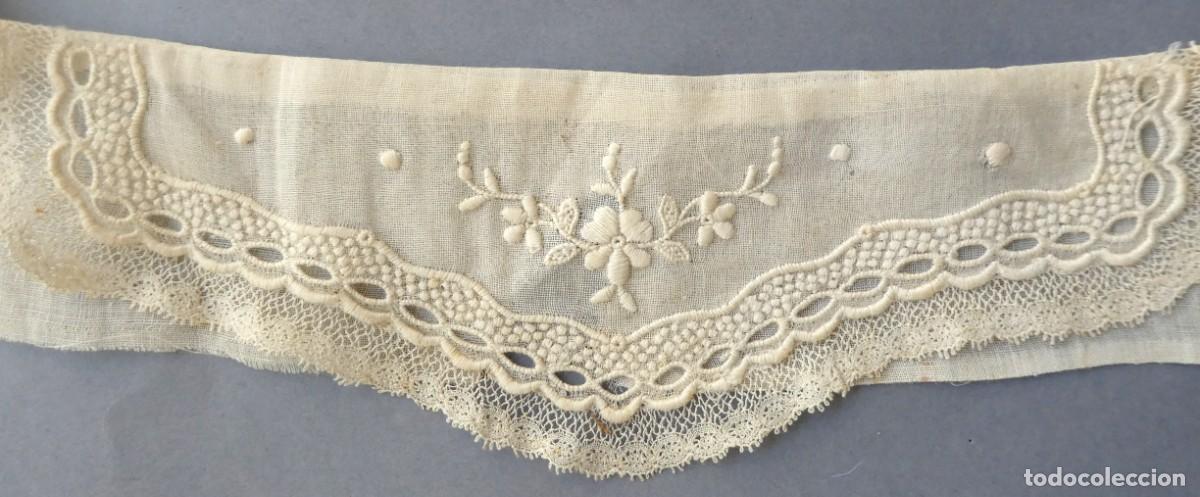 Antig&uuml;edades: ANTIGUO CUELLO SOLAPA PARA CONFECCI&Oacute;N - IMAGEN -NOVIA PPIO.S.XX.