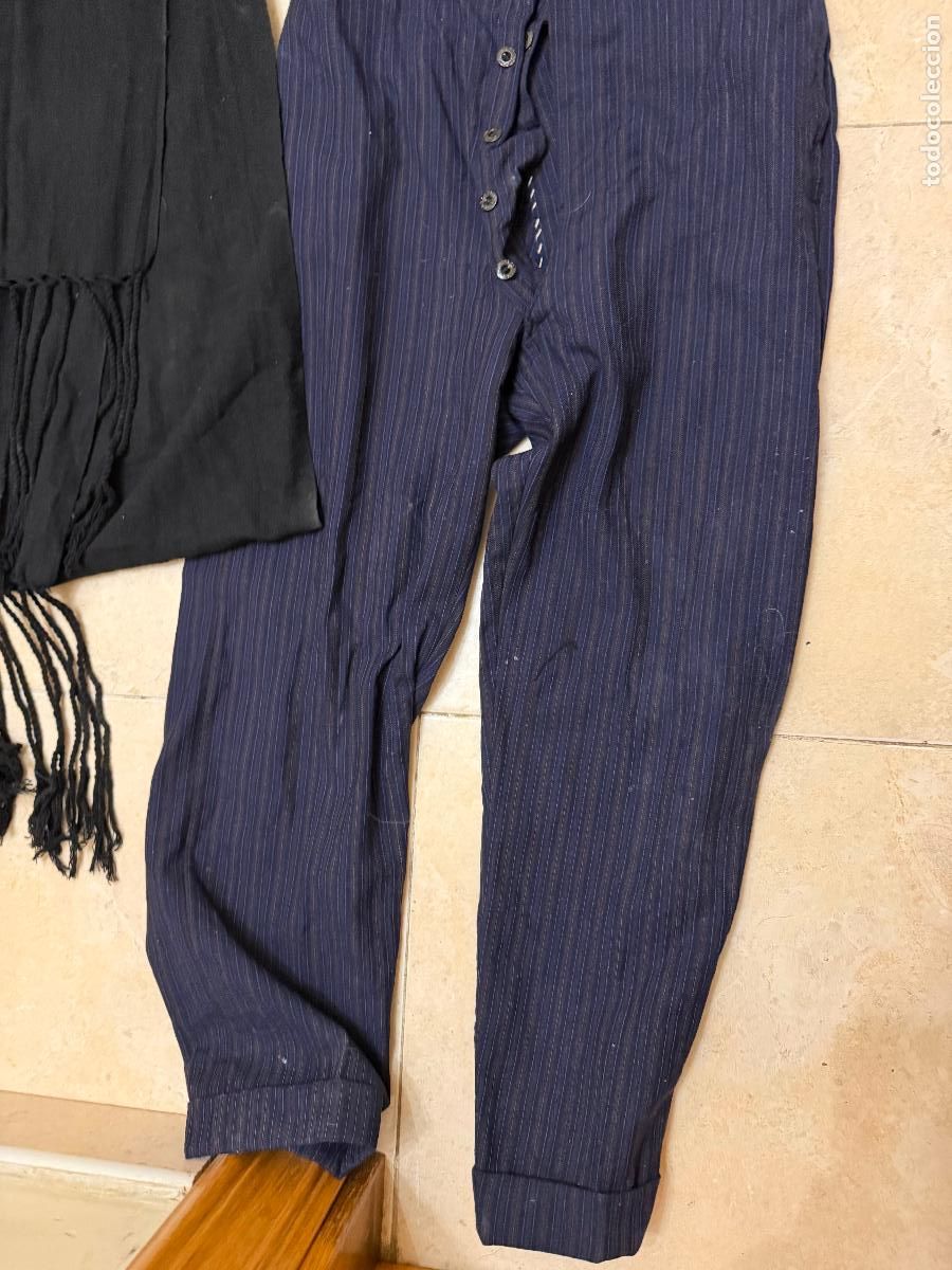 Antig&uuml;edades: Conjunto pantal&oacute;n y chaqueta y chaleco rayado - Foto 5