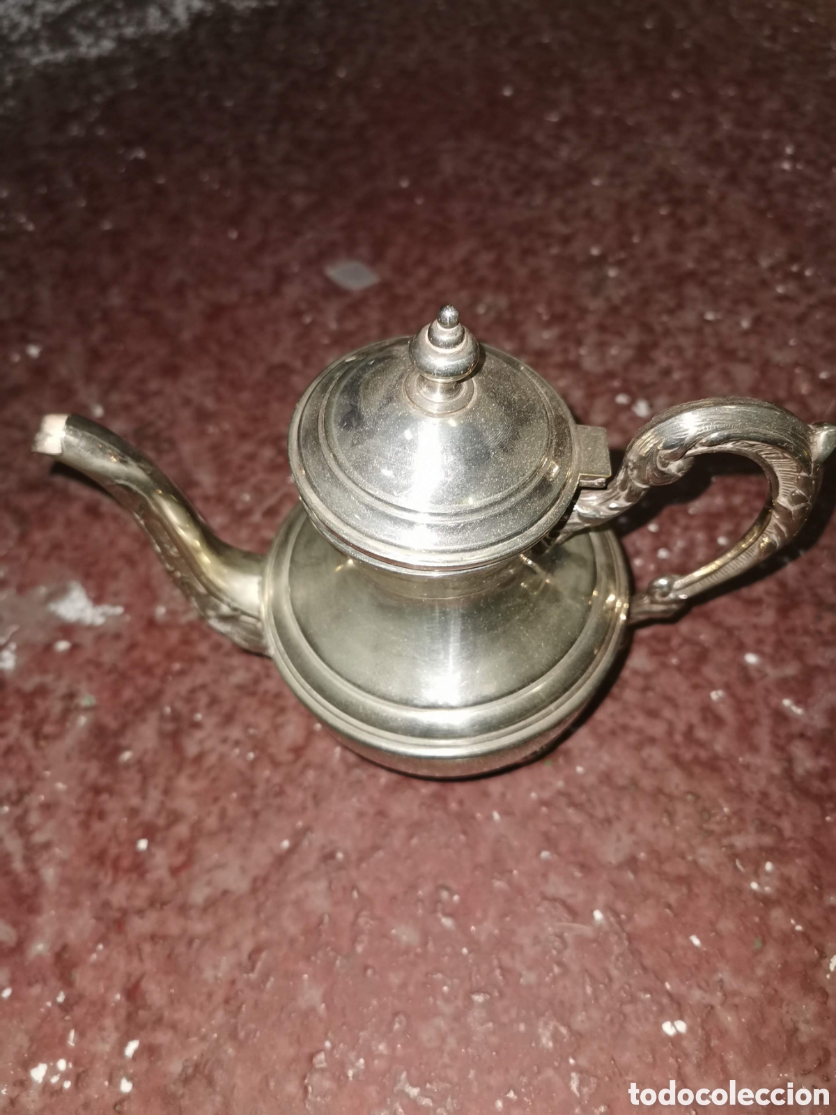 Antig&uuml;edades: Juego de caf&eacute; de alpaca - Foto 2