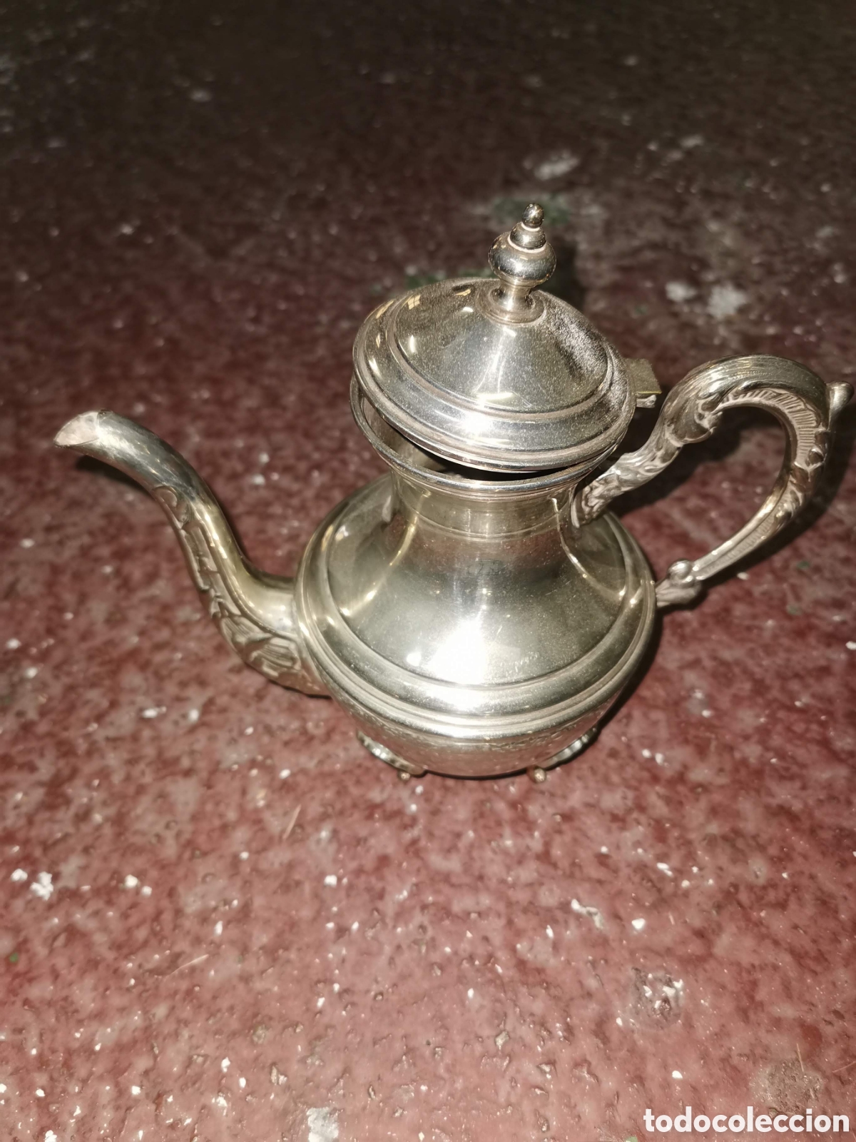 Antig&uuml;edades: Juego de caf&eacute; de alpaca - Foto 5