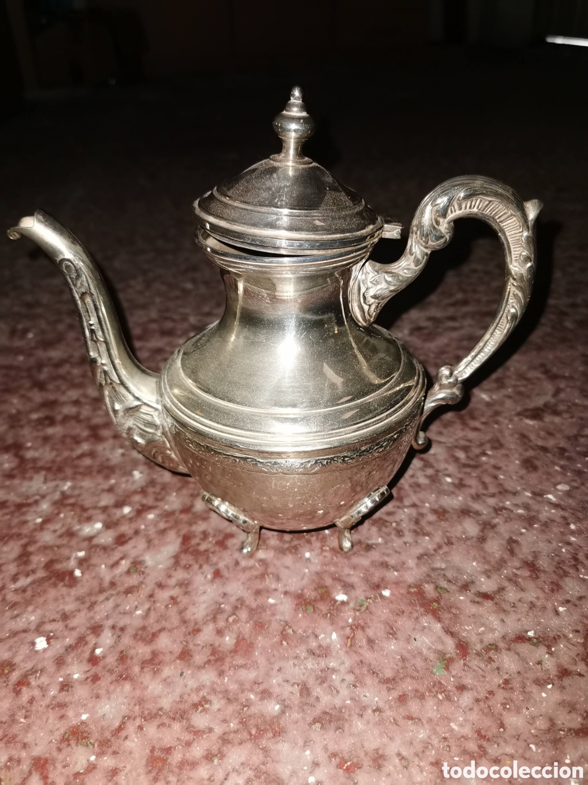 Antig&uuml;edades: Juego de caf&eacute; de alpaca - Foto 7