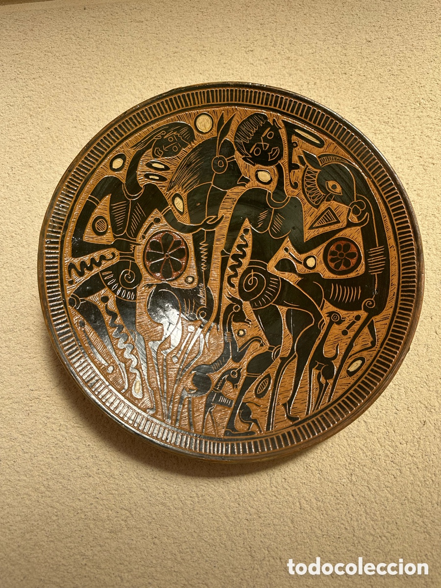 Antig&uuml;edades: Plato Adri&aacute;n Navarro disc&iacute;pulo Pedro Mercedes ( Cuenca)