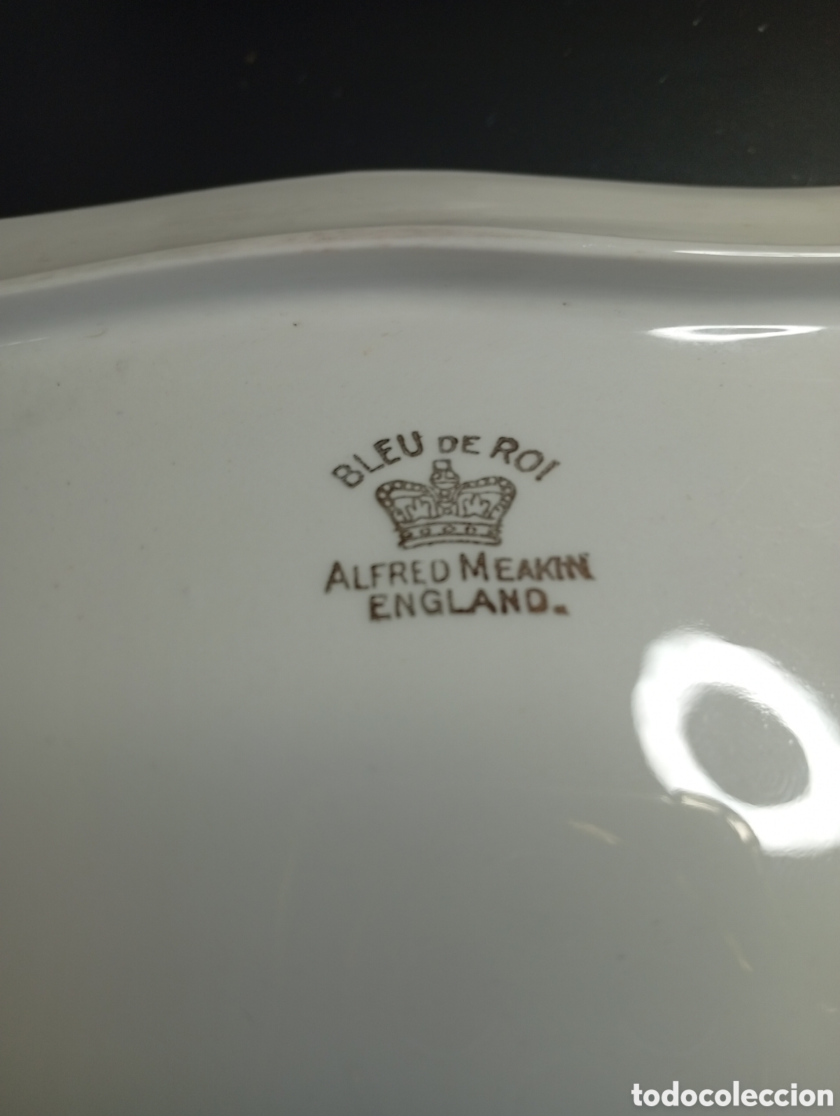 Antig&uuml;edades: Mantequera inglesa Ble de roi - Foto 5