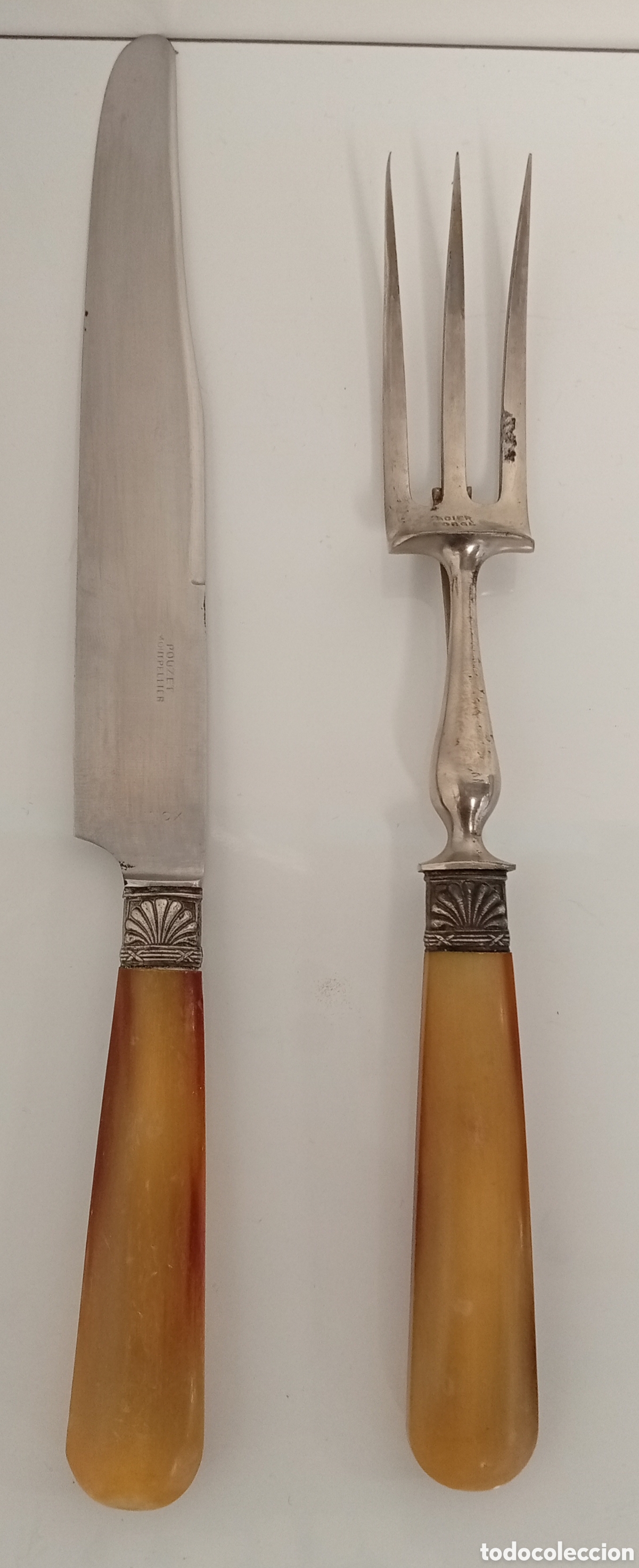 Antig&uuml;edades: .CUBERTERIA VINTAGE POUZET MONTPELLIER