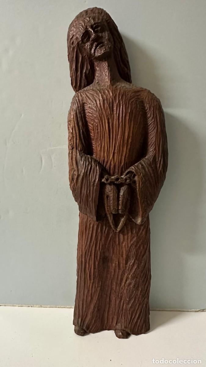 Antig&uuml;edades: Talla de madera noble de Ecce Homo
