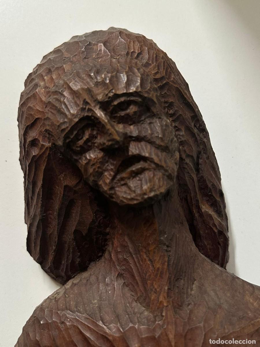 Antig&uuml;edades: Talla de madera noble de Ecce Homo - Foto 7