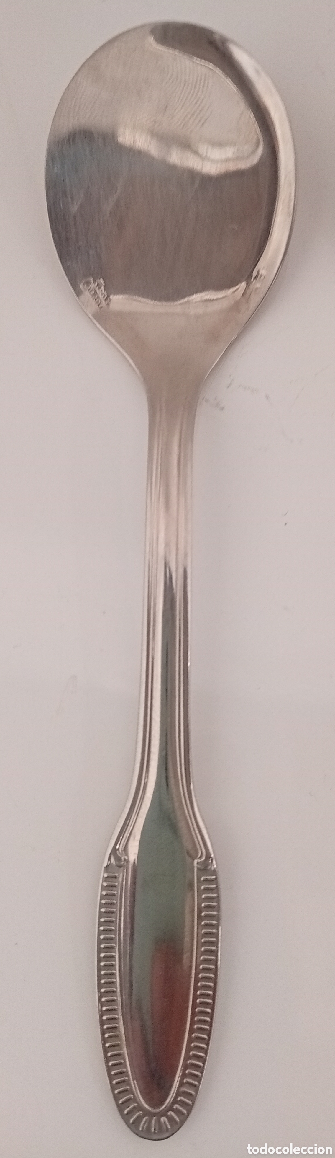 Antig&uuml;edades: .SET DE 4 CUCHARAS PARA BEBE DE JEAN COUZON - Foto 2