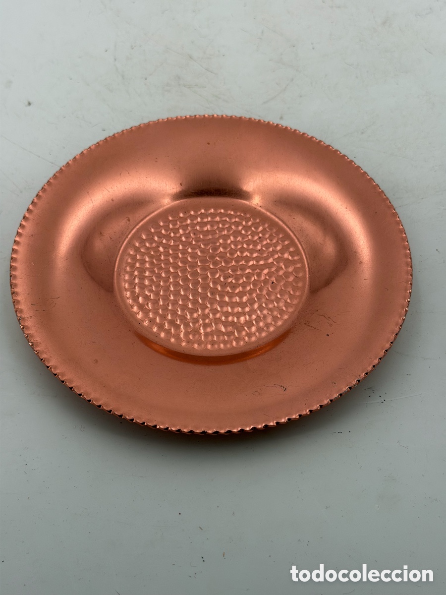 Antig&uuml;edades: Plato de Cobre Antiguo - Foto 3