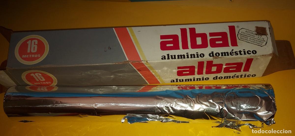 Antig&uuml;edades: Rollo papel albal vintage, a&ntilde;o 1974