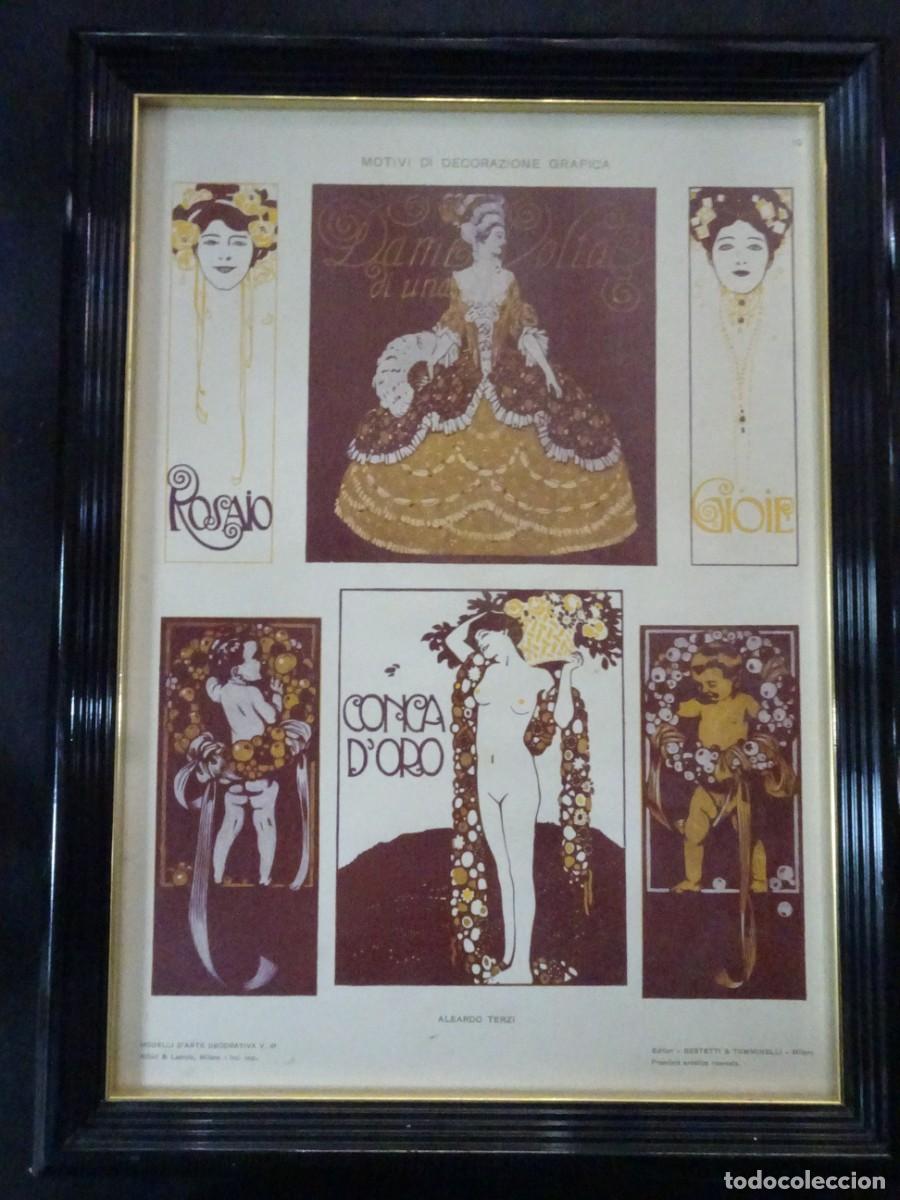 Antig&uuml;edades: MOTIVI DI DECORAZIONE GRAFICA ALEARDO TERZI EDITOR BESTETI & TUMMINELI TECXX 562