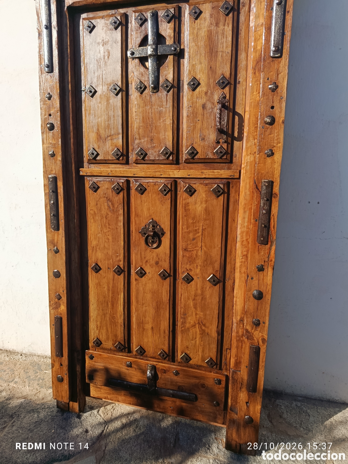 Antig&uuml;edades: Puerta antig&uuml;a de madera - Foto 2