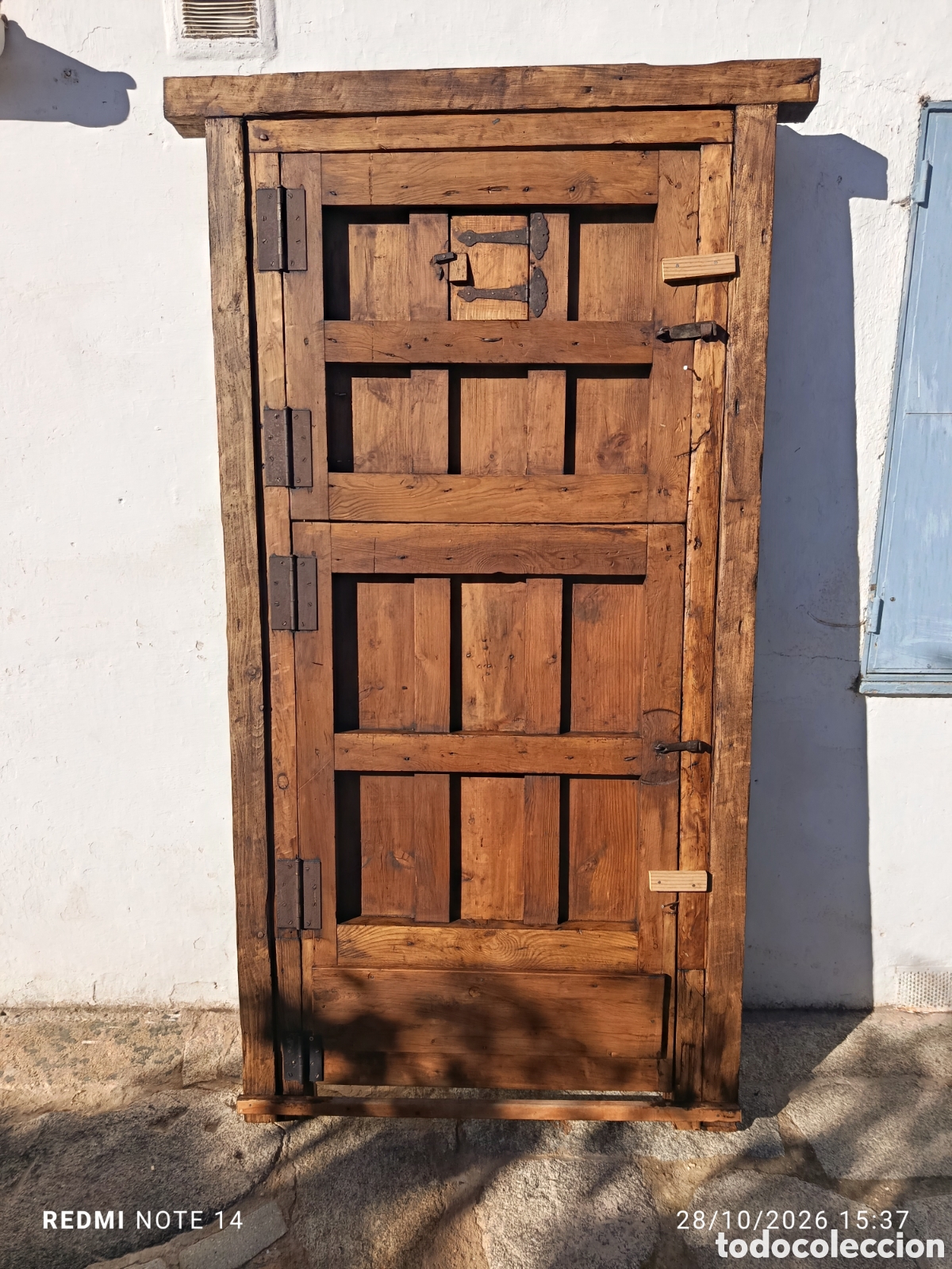 Antig&uuml;edades: Puerta antig&uuml;a de madera - Foto 4
