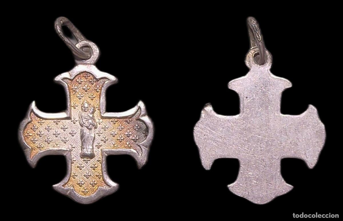 Antig&uuml;edades: MEDALLA RELIGIOSA ZARAGOZA VIRGEN DEL PILAR PLATA