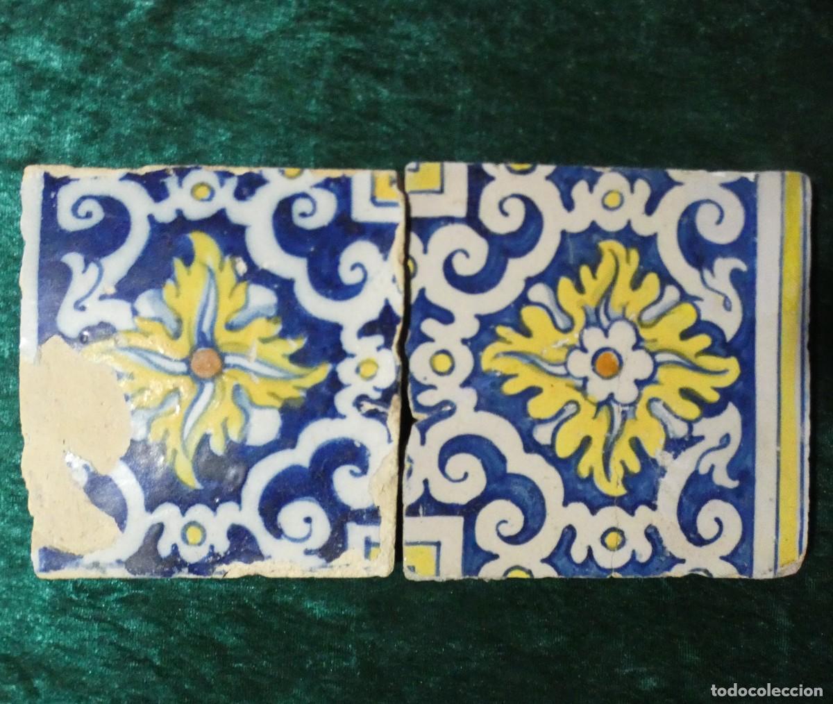 Antig&uuml;edades: Azulejo, Azulejos Espa&ntilde;ol, Talavera siglo 16/17