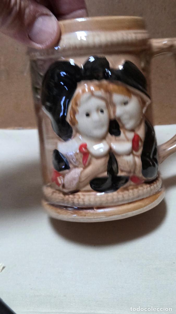 Antig&uuml;edades: jarra de ceramica coleccionable - Foto 4