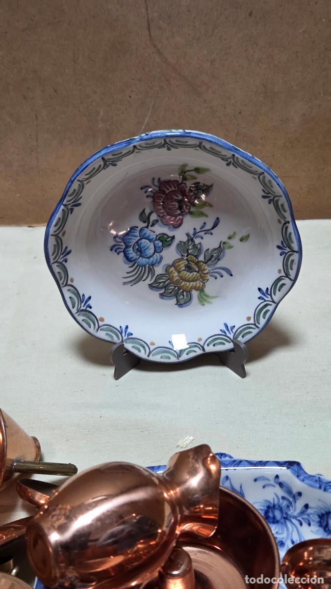 Antig&uuml;edades: plato de ceramica vintage