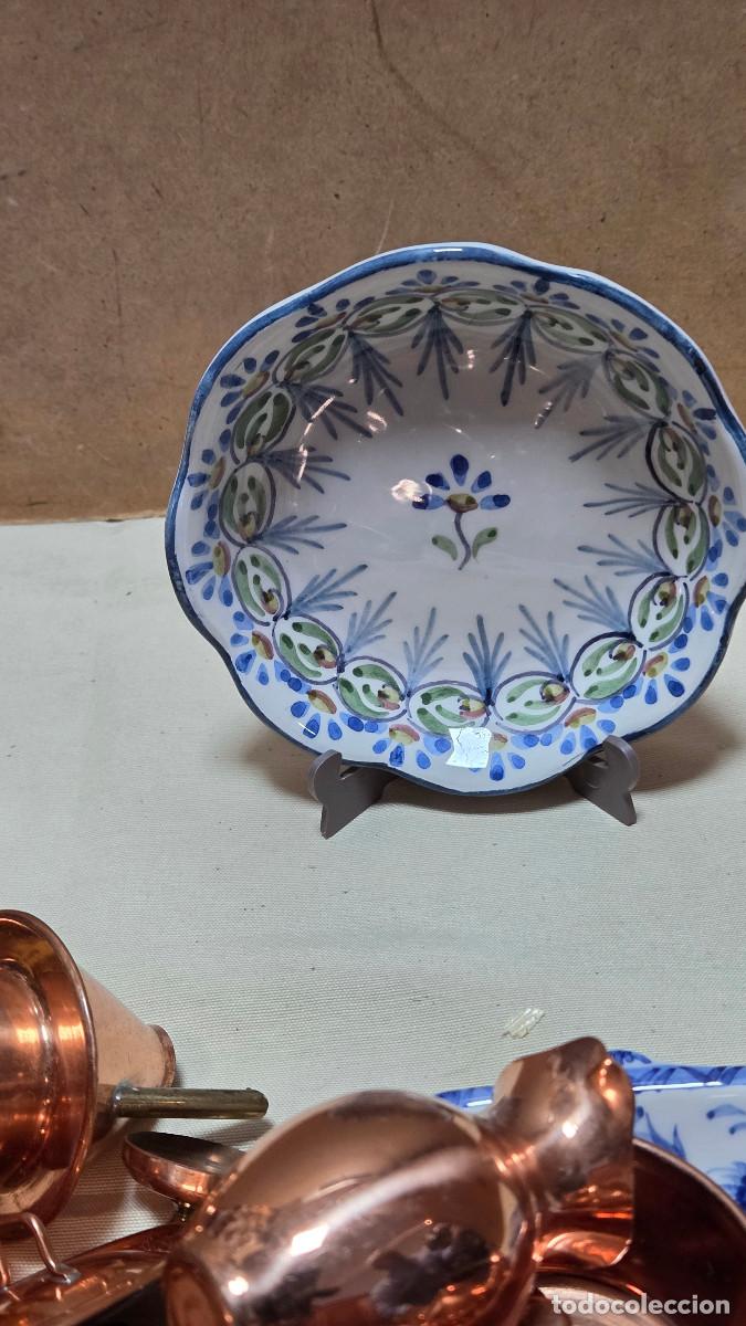 Antig&uuml;edades: plato de ceramica vintage