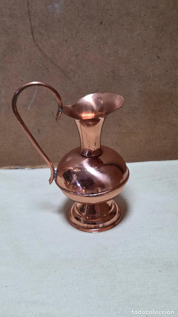 Antig&uuml;edades: jarra de cobre coleccionable - Foto 2