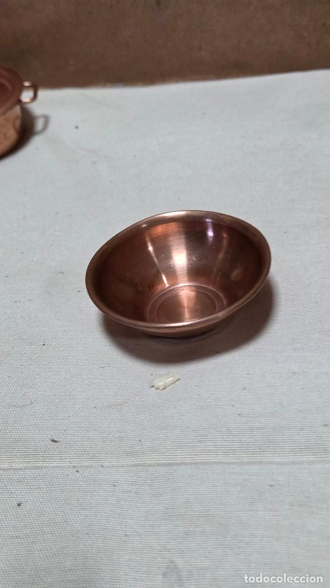 Antig&uuml;edades: mini cacharo de cobre rustico - Foto 2
