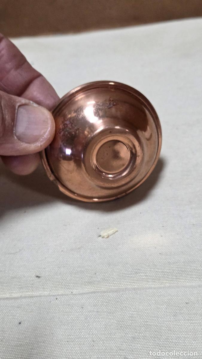 Antig&uuml;edades: mini cacharo de cobre rustico - Foto 3