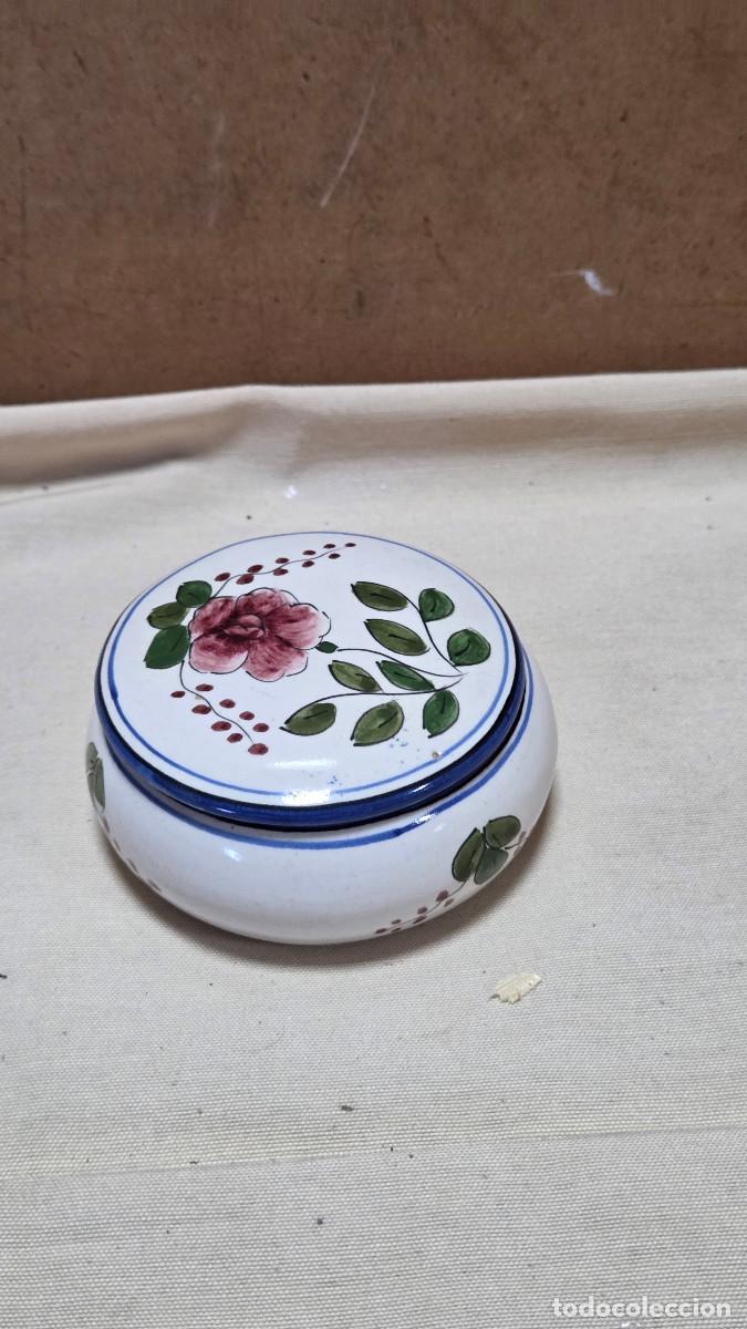 Antiguidades: mini caja de ceramica vintage