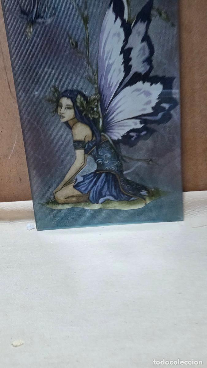 Antig&uuml;edades: bandeja de cristal con dibujo - Foto 2