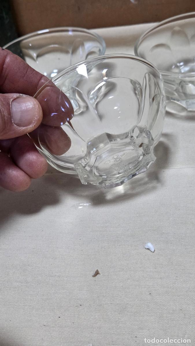 Antig&uuml;edades: 3 cuencos de cristal - Foto 5