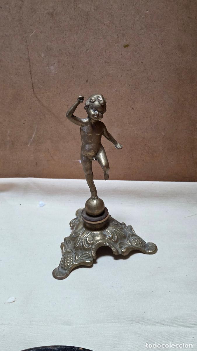 Antiguidades: escultura de bronce vintage