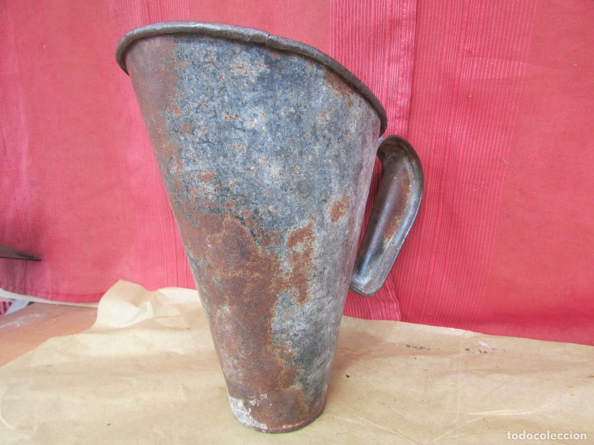 Antig&uuml;edades: MEDIDA c&oacute;ncava, PALA DE GRANO EN COBRE. PARA MEDIR MA&Iacute;Z, ARROZ , ETC A GRANEL. ANTIGUO . MERCADOS