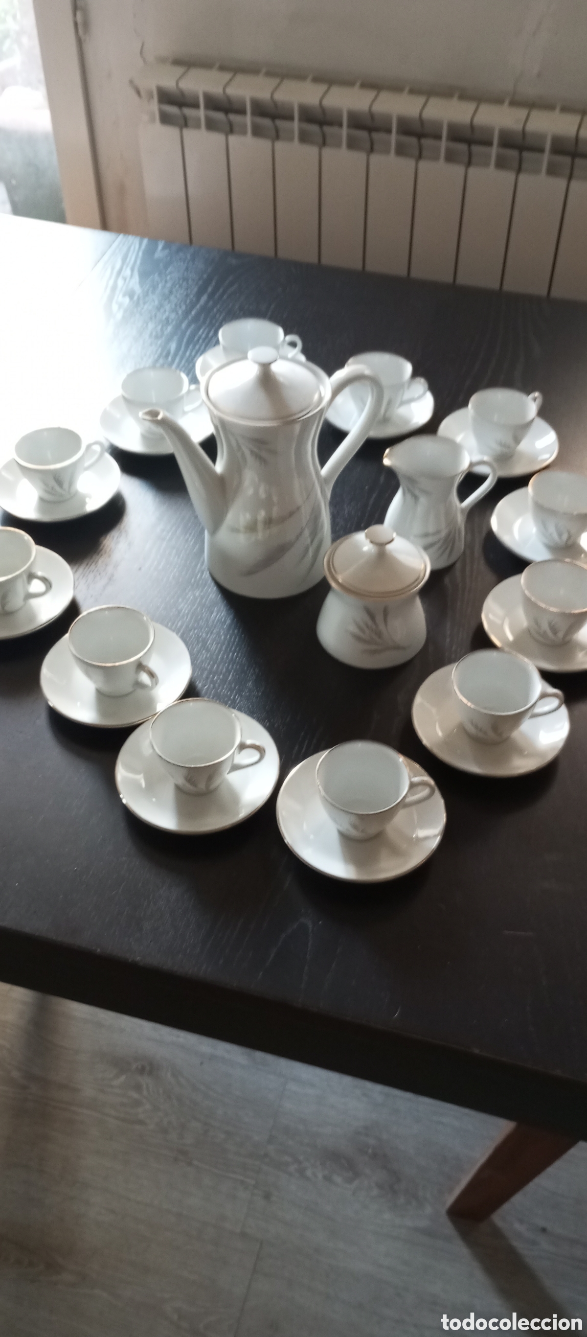 Antig&uuml;edades: Juego de caf&eacute; Porzelanit 12 servicios
