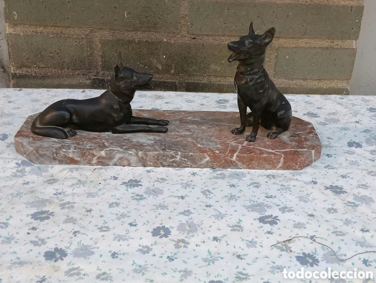 Antig&uuml;edades: estatua francesa art dec&oacute; 1920