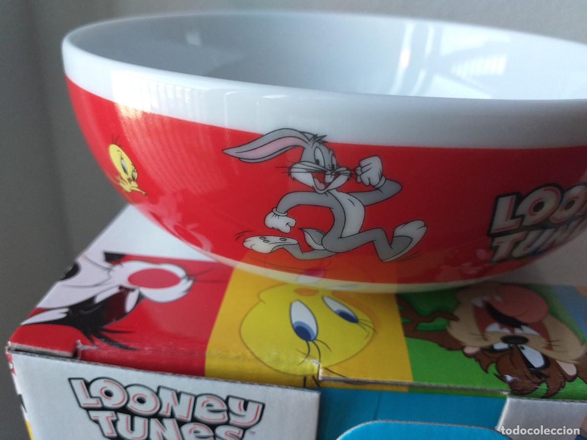 Antiguidades: Bowl/Bol de desayuno de porcelana Looney Tunes de 500 ml Warner Bros