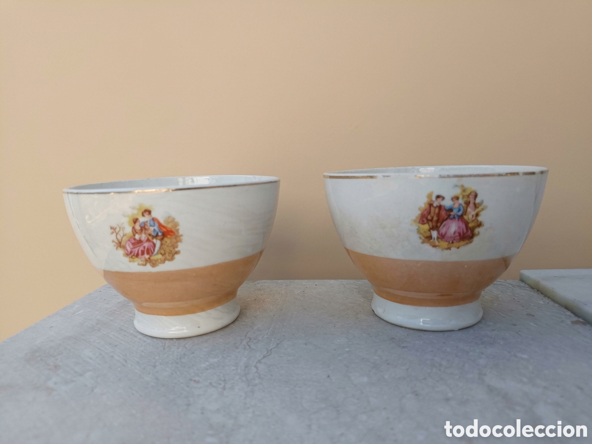 Antiques: Tazon Cartuja Pickman Sevilla escena galante