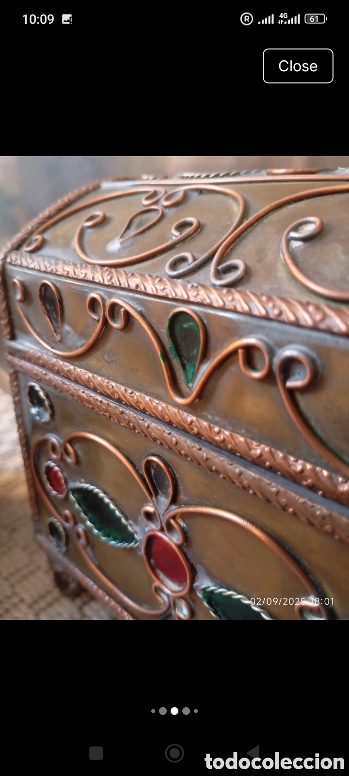 Oggetti Antichi: Moroccan Copper Trinket Box and Teapot