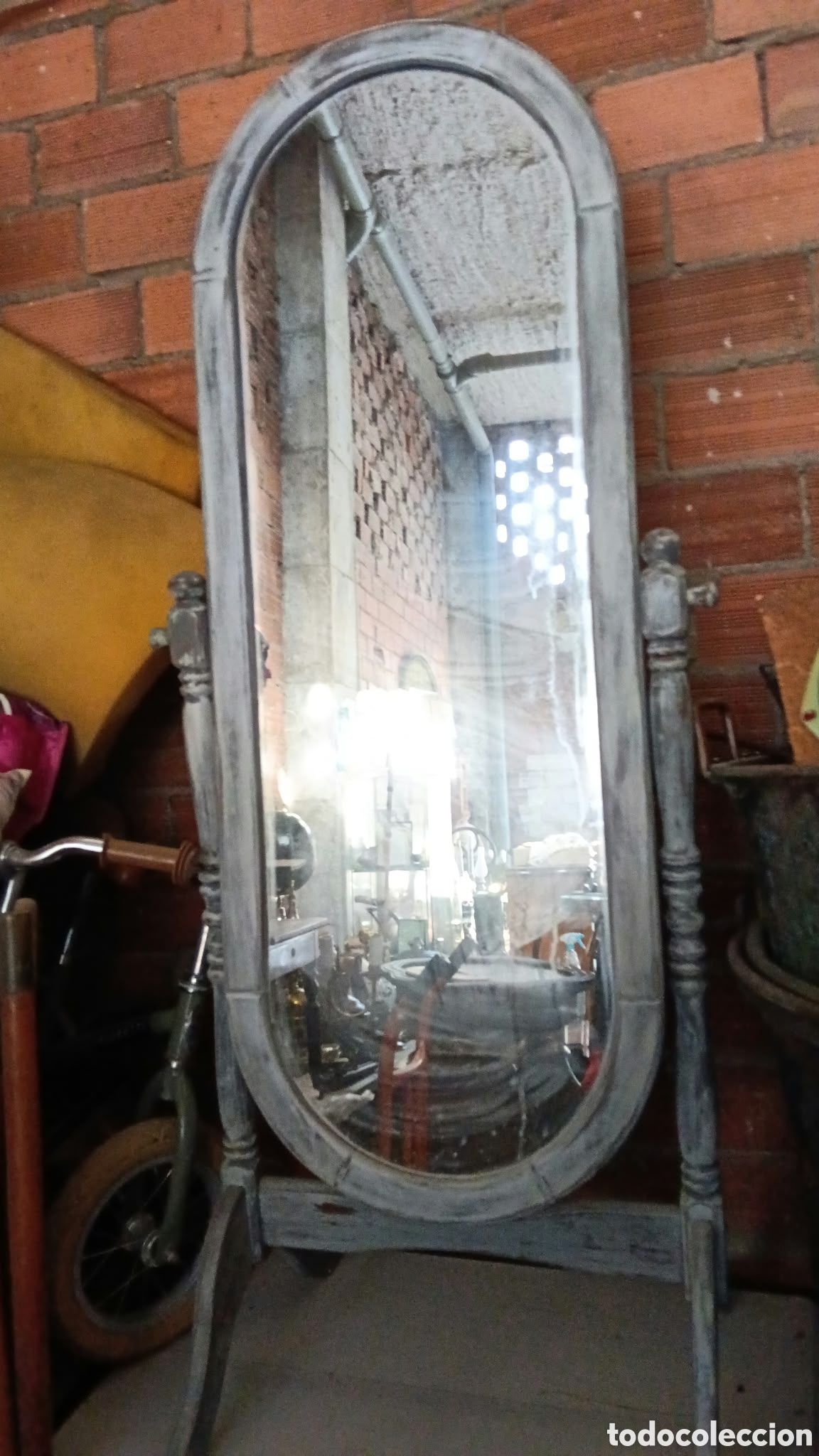 Antig&uuml;edades: Espejo franc&eacute;s vintage - Foto 1