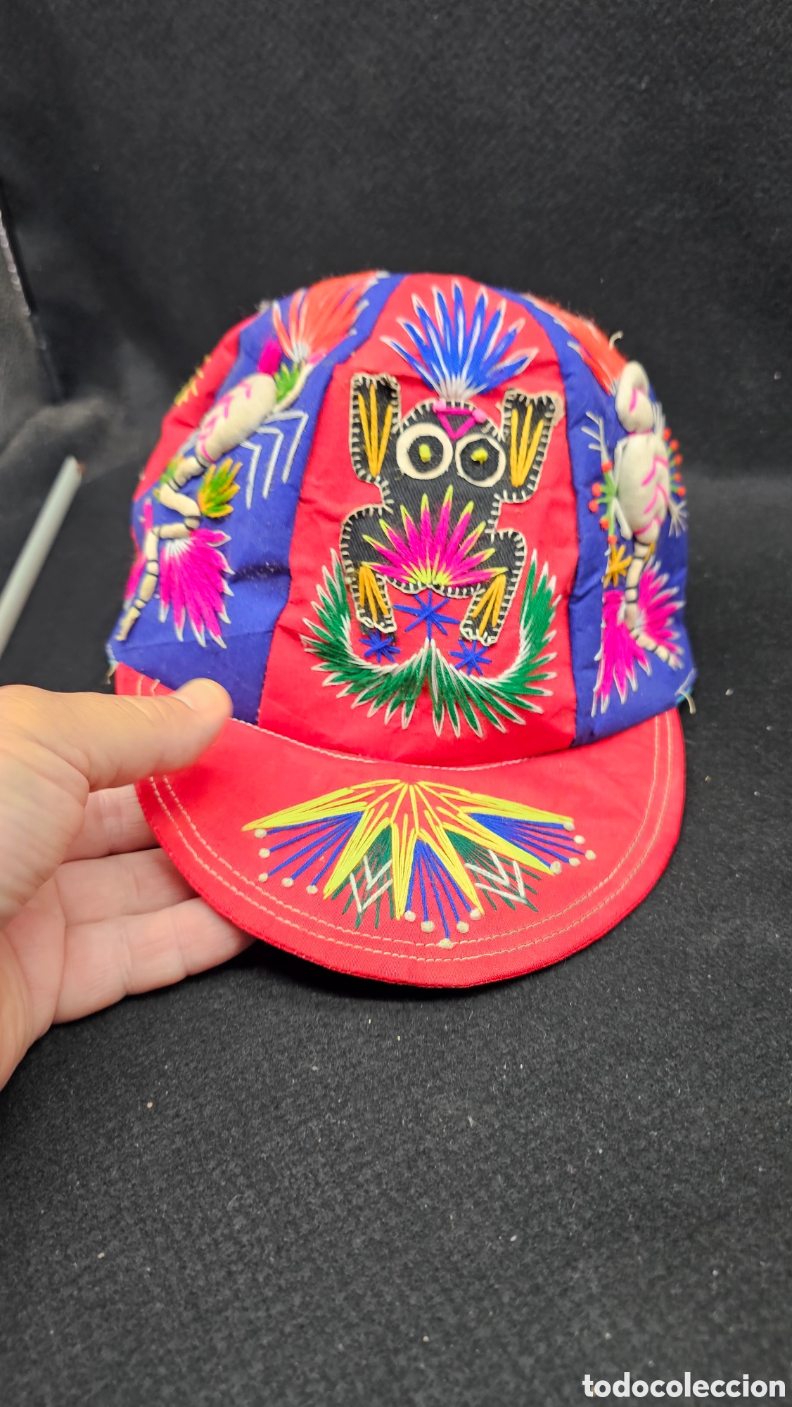 Antig&uuml;edades: Gorra artesanal China de los 6 venenos... d&eacute;cada de los 90 - Foto 3