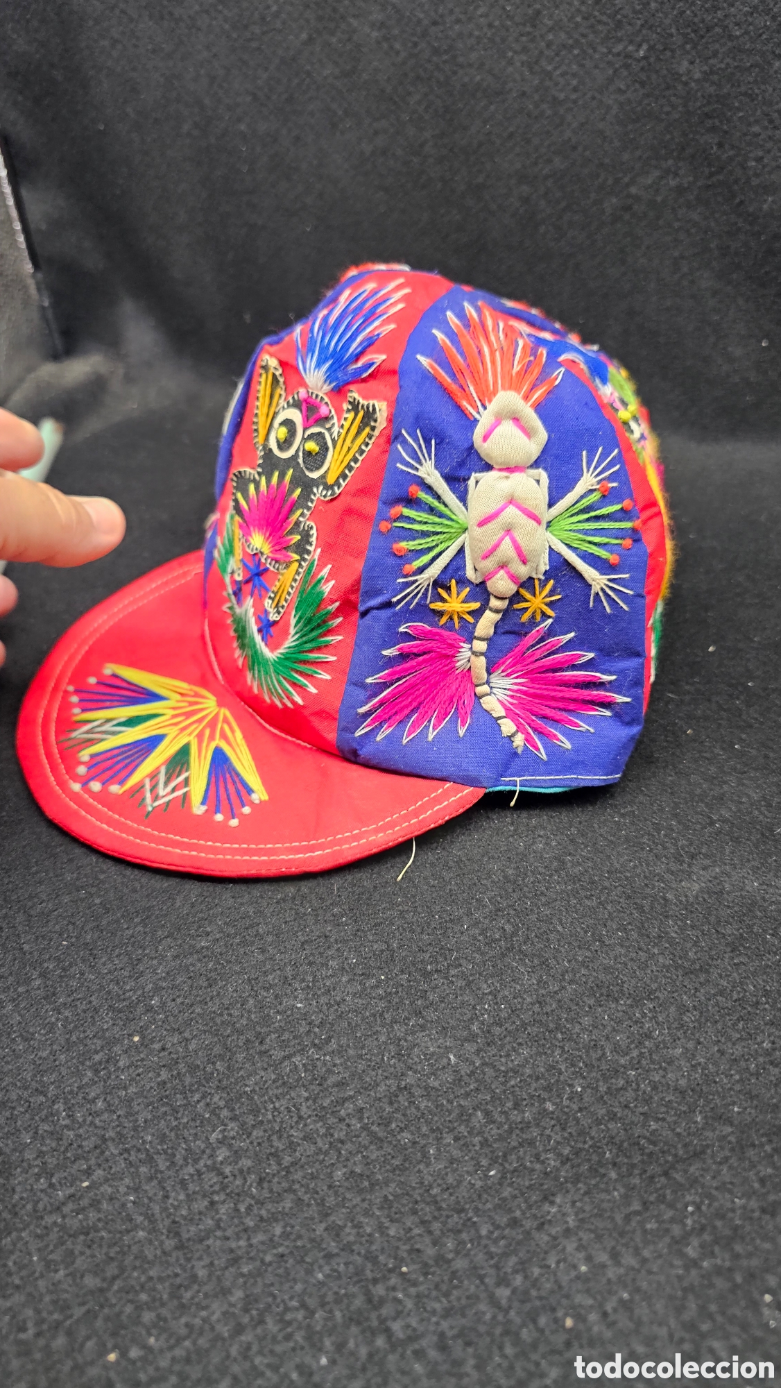 Antig&uuml;edades: Gorra artesanal China de los 6 venenos... d&eacute;cada de los 90 - Foto 4