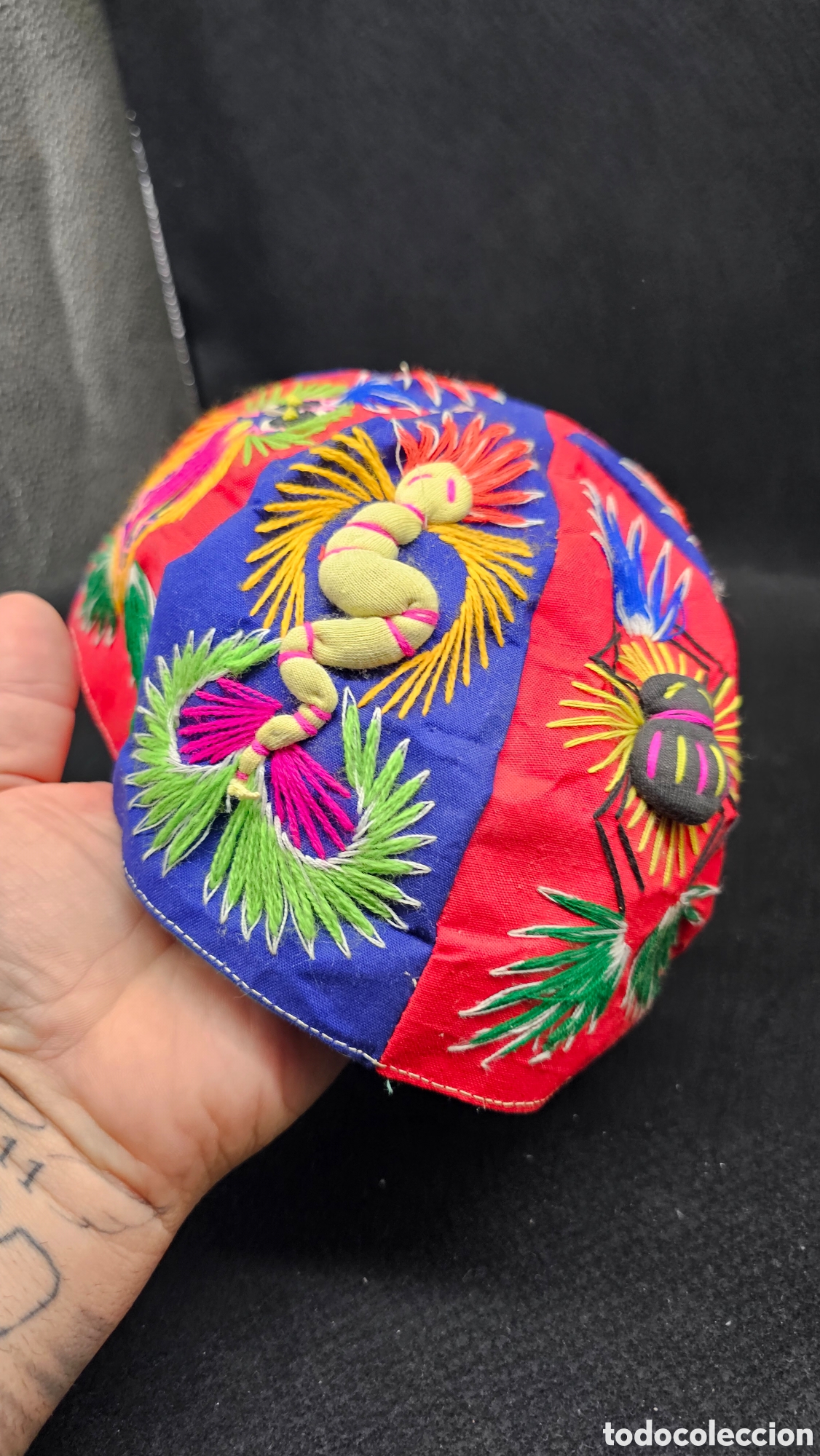 Antig&uuml;edades: Gorra artesanal China de los 6 venenos... d&eacute;cada de los 90 - Foto 6
