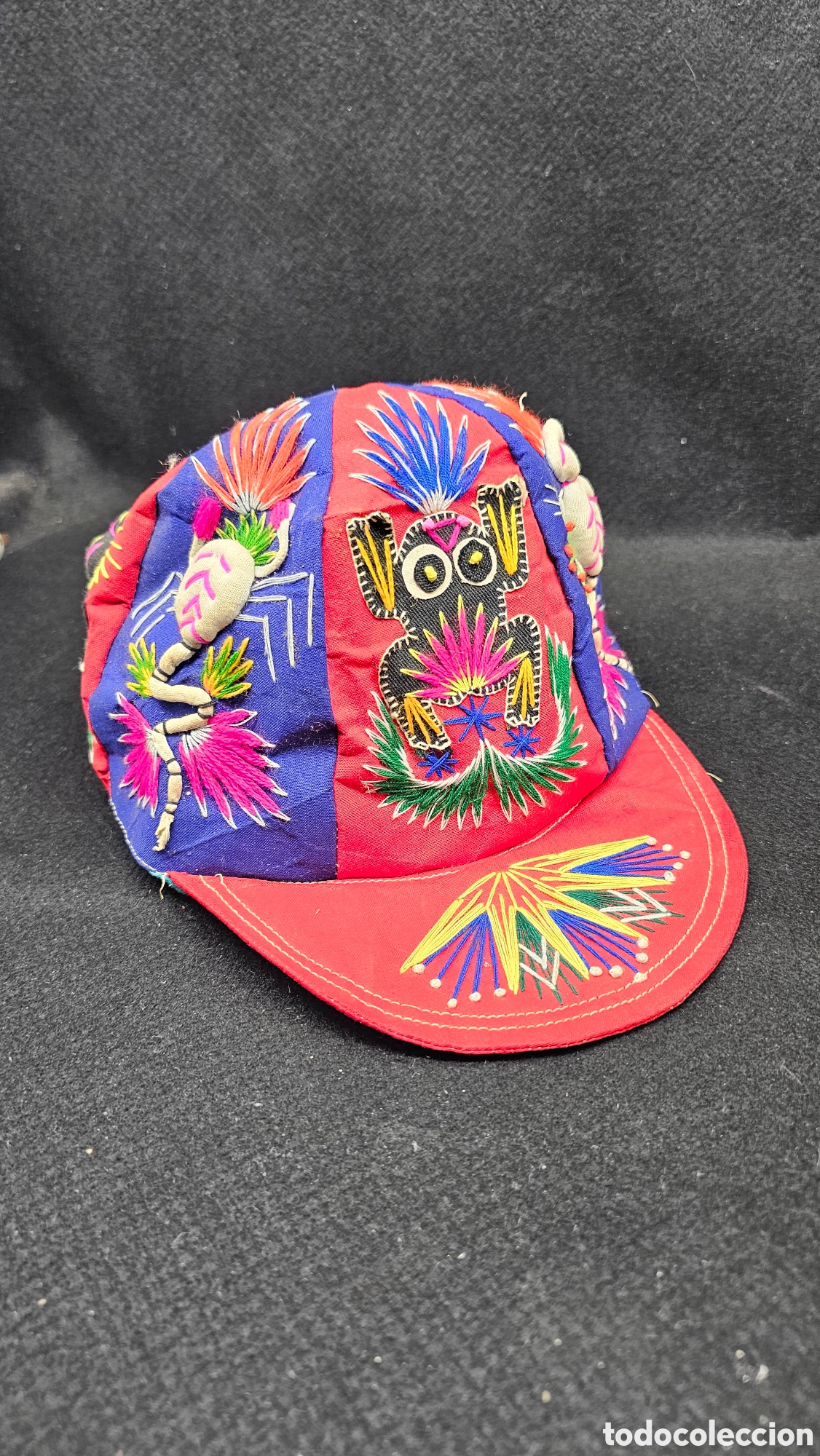 Antig&uuml;edades: Gorra artesanal China de los 6 venenos... d&eacute;cada de los 90