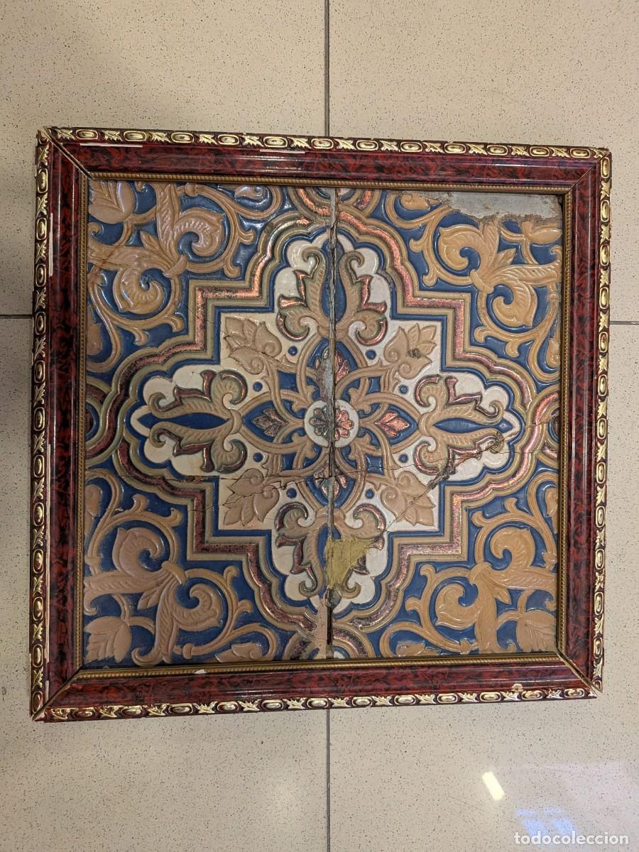 Antiquit&eacute;s: AZULEJO EN CERAMICA DE TRIANA DE FIANALES SIGLO XIX PRINCIPIOS DEL XX