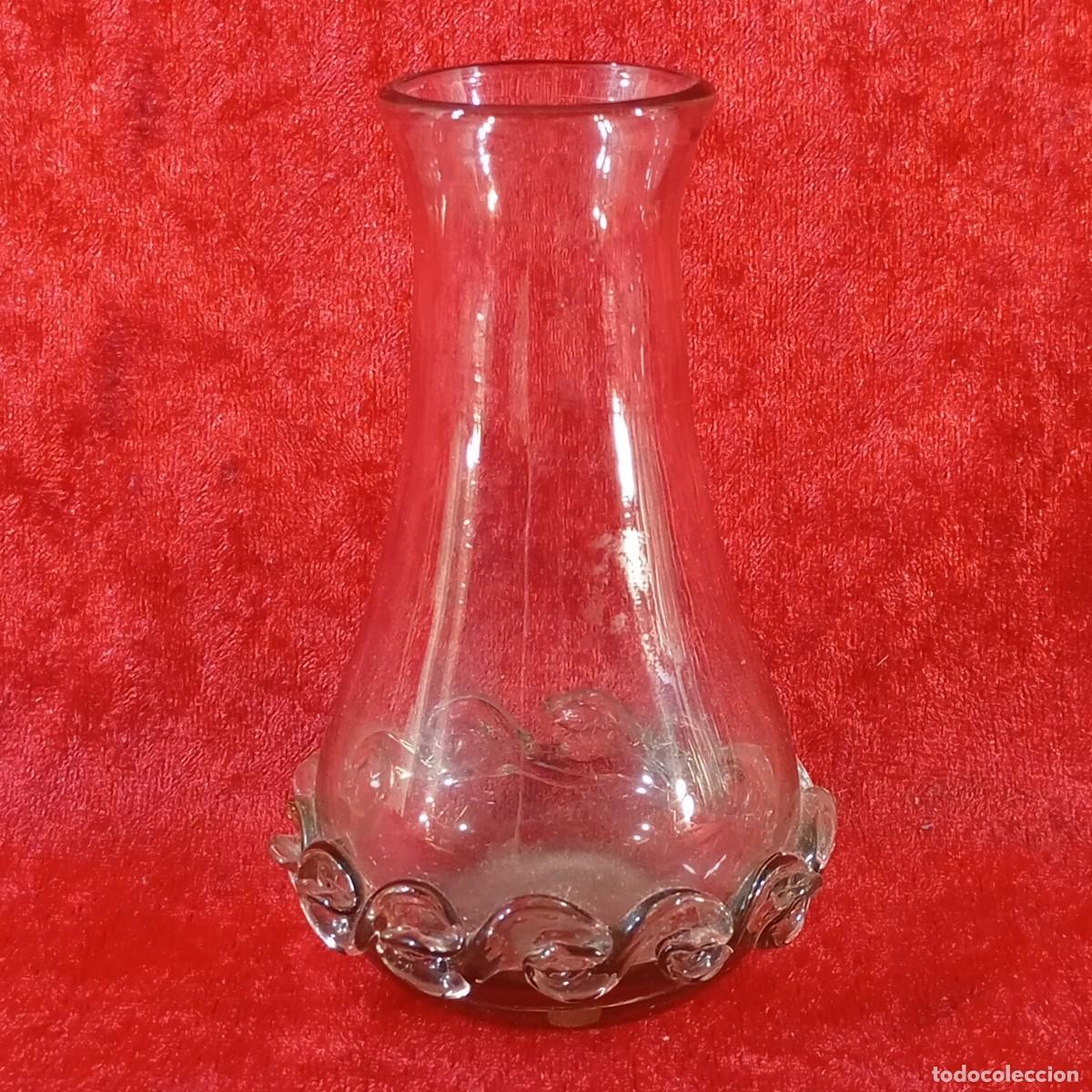 Antig&uuml;edades: MINI JARR&Oacute;N DE CRISTAL NEGRO - VIDRIO SOPLADO - ARTESANAL - VINTAGE - 10,5 CM DE ALTO