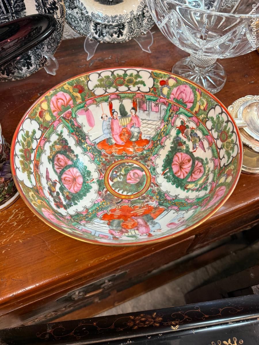 Antig&uuml;edades: ENSALADERA CERAMICA MACAU - MEDIDA 26X12 CM