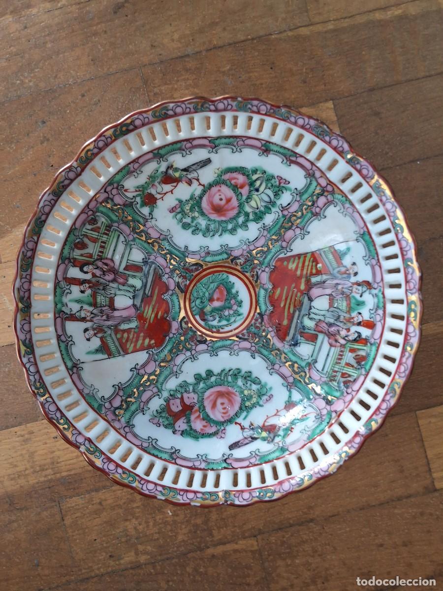 Antig&uuml;edades: Cuenco porcelana china con sello [280)