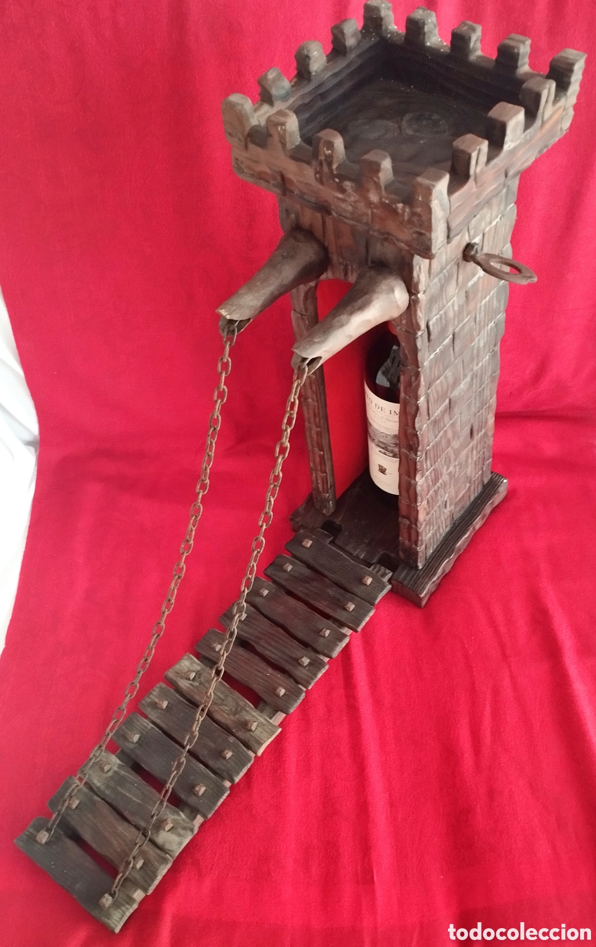 Antig&uuml;edades: Puente levadizo de madera tallada. - Foto 21