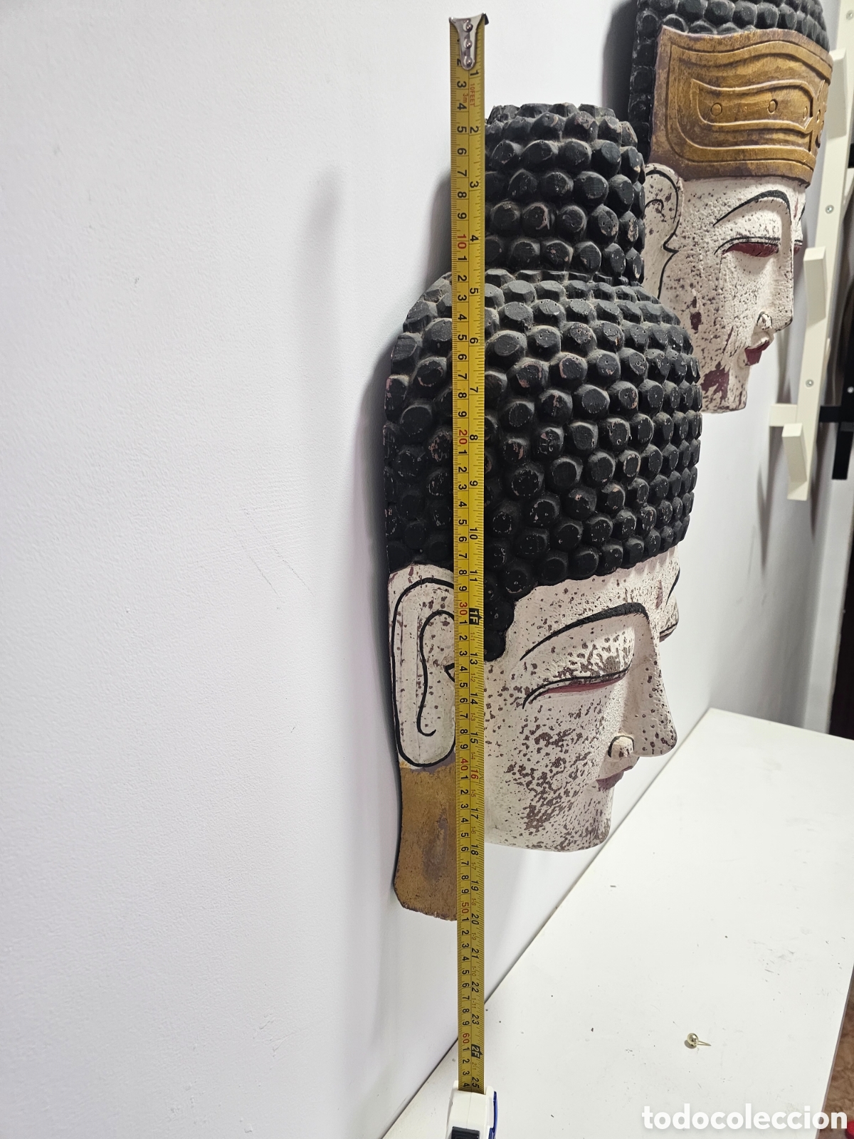 Antig&uuml;edades: M&aacute;scara Buda decoraci&oacute;n - Foto 5